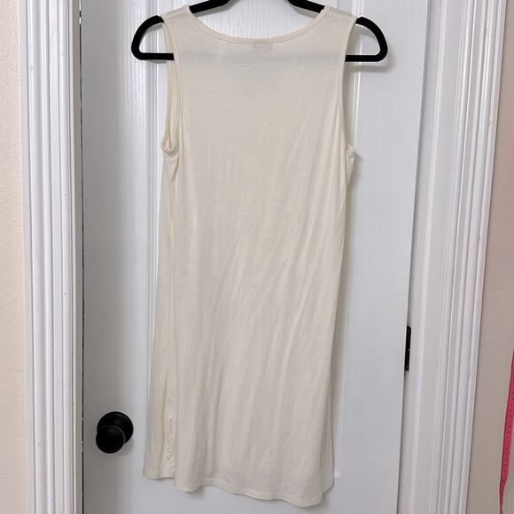 Dirty pink gold studed  and beige dress size L - Picture 3 of 3